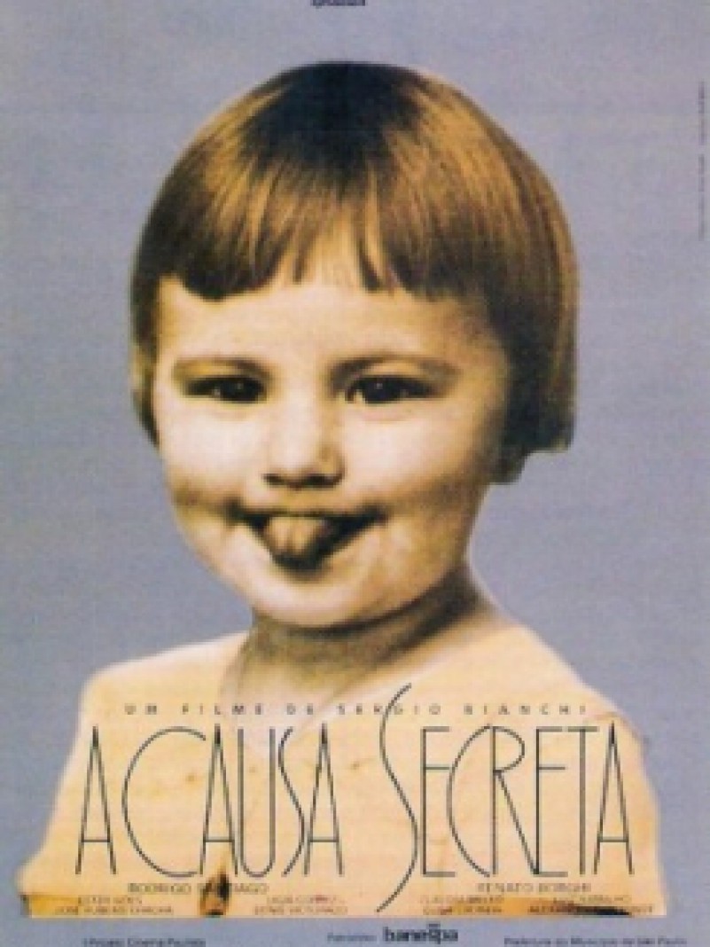 O filme A causa secreta, baseado no conto homônimo de Machado de Assis, relata uma pesquisa de campo de atores que se preparam para sua próxima peça. A pedido do diretor do espetáculo, o elenco se dedica a um laboratório sobre a dor, a miséria e a