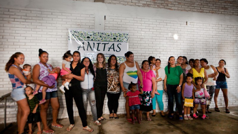 No prédio cedido pelo Governo do Estado, mulheres da comunidade vão desenvolver seu trabalho e gerar renda