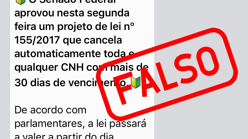 Detran RS alerta para notícia falsa nas redes sociais