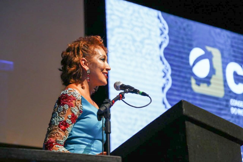 PORTO ALEGRE, RS, BRASIL 08.03.2017: O governador José Ivo Sartori e a secretária do Desenvolvimento Social, Trabalho, Justiça e Direitos Humanos, Maria Helena Sartori, prestigiaram a posse de Ana Tércia Lopes Rodrigues, a primeira presidente mulher d