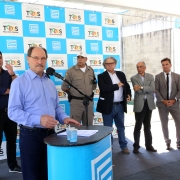 PORTO ALEGRE, RS, BRASIL 23.03.2018: Cerimônia de inauguração do Centro de Distribuição de Materiais da Companhia Riograndense de Saneamento (Corsan), nesta sexta-feira (23). Foto: Luiz Chaves/Palácio Piratini