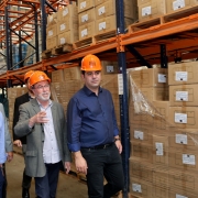 PORTO ALEGRE, RS, BRASIL 23.03.2018: Cerimônia de inauguração do Centro de Distribuição de Materiais da Companhia Riograndense de Saneamento (Corsan), nesta sexta-feira (23). Foto: Luiz Chaves/Palácio Piratini