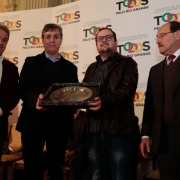 PORTO ALEGRE, RS, BRASIL 21.05.2018: Para valorizar o esporte e o pioneirismo gaúcho no futebol, o governador José Ivo Sartori homenageou, nesta segunda-feira (21), durante evento no salão Negrinho do Pastoreio do Palácio Piratini, os clubes gaúchos com m
