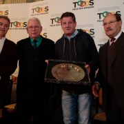 PORTO ALEGRE, RS, BRASIL 21.05.2018: Para valorizar o esporte e o pioneirismo gaúcho no futebol, o governador José Ivo Sartori homenageou, nesta segunda-feira (21), durante evento no salão Negrinho do Pastoreio do Palácio Piratini, os clubes gaúchos com m
