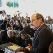 ESTEIO, RS, BRASIL 08.06.2018: Com a presença do Ministro-Chefe da Casa Civil, Eliseu Padilha, e do Ministro-Chefe da Secretaria de Governo, Carlos Marun, o governador, José Ivo Sartori, participou, na tarde desta sexta-feira (8), em frente ao Pavilhão In