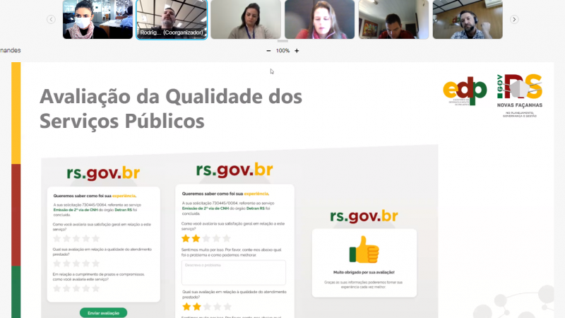 IN avaliac?a?o de servic?os digitais